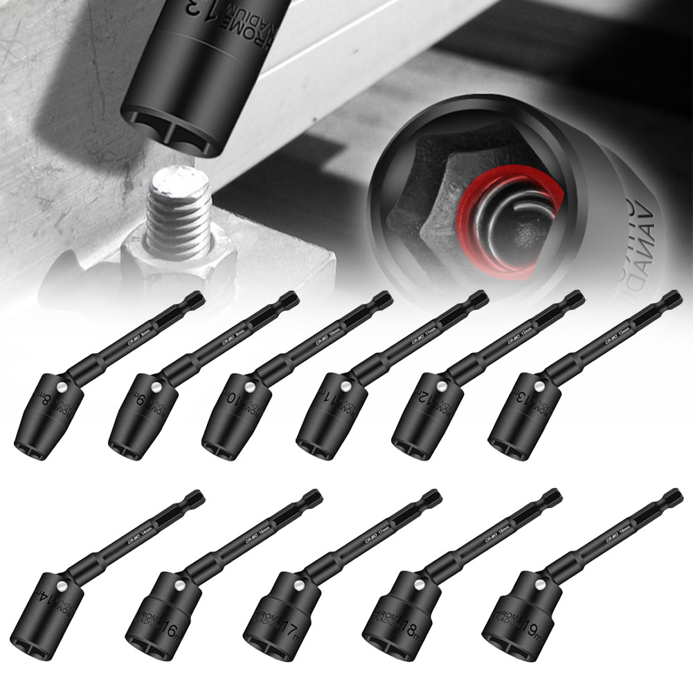 Power Tools Online - 1 adet 100mm Altıgen Soket H8-H19