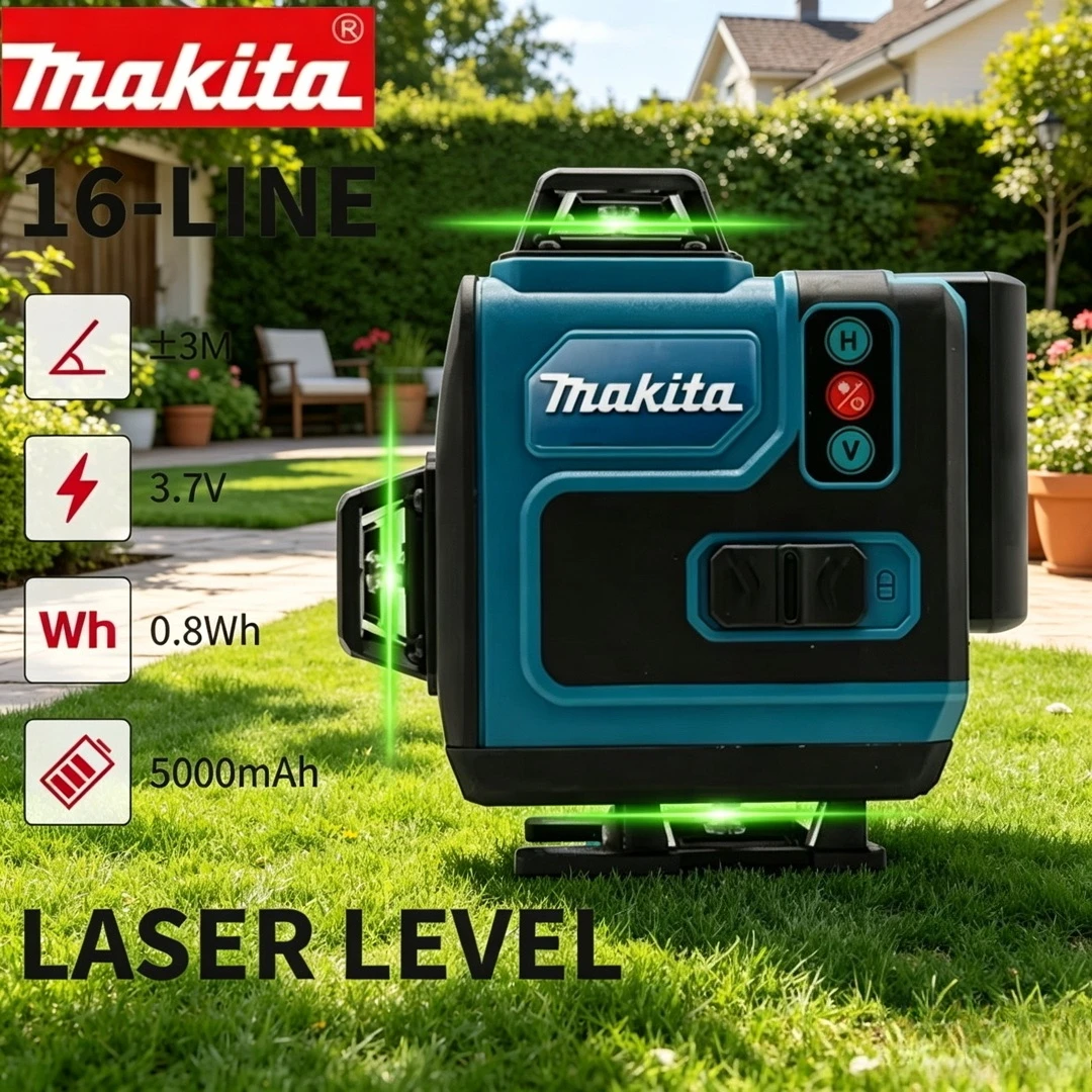 Power Tools That Are Green - Makita 3D-4D 16 Çizgili Yüksek Hassasiyetli
