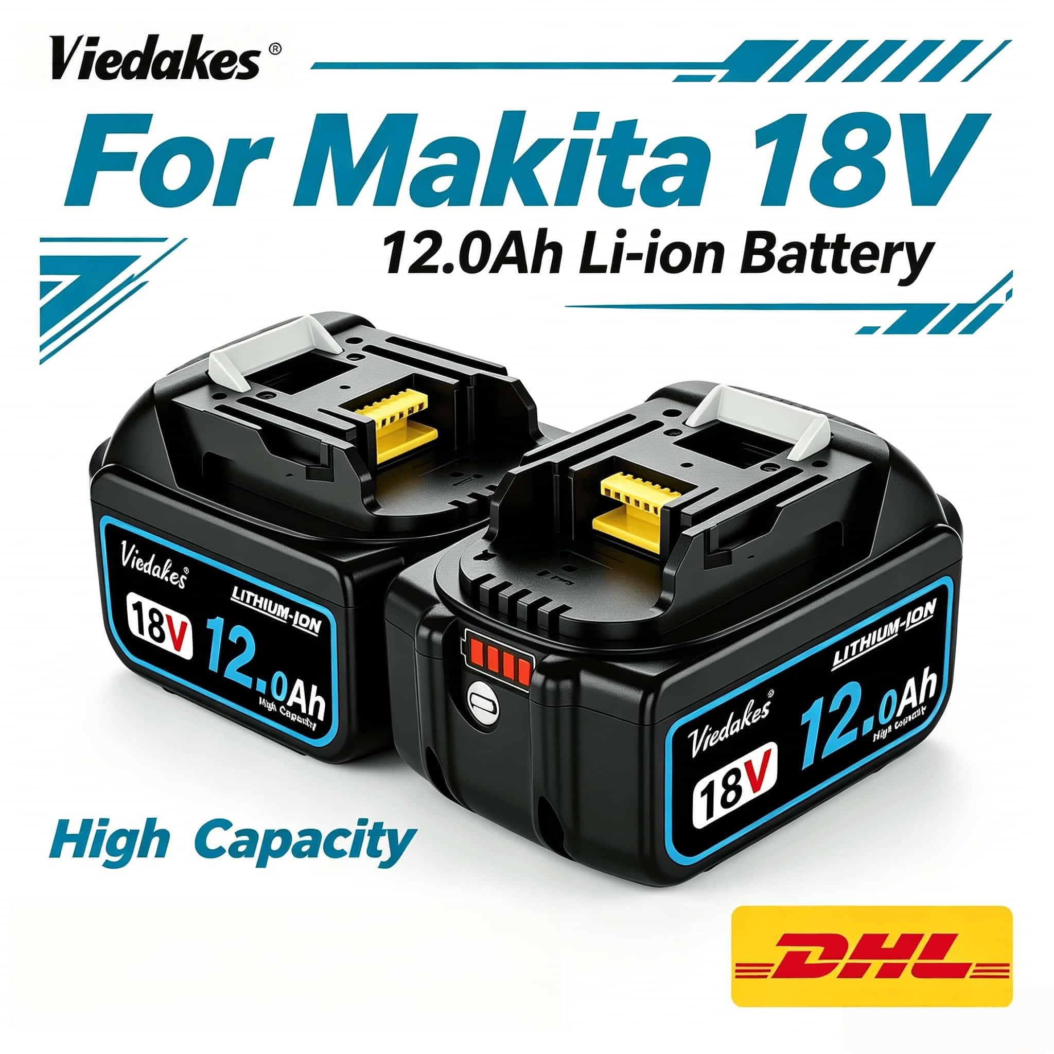 Power Tools Makita Set - Makita 18V 9Ah Lityum Pil BL1860B