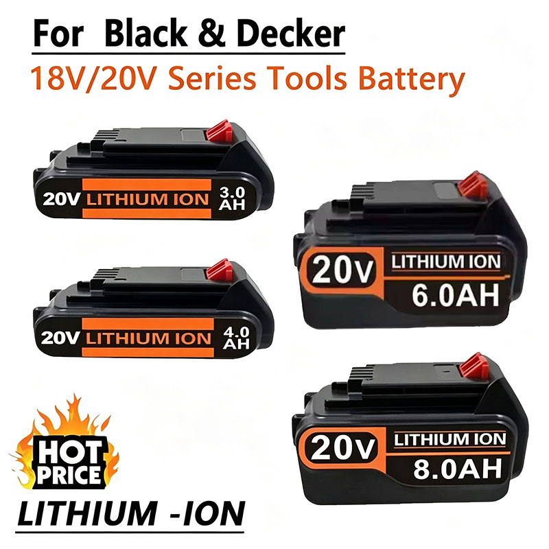 Black+Decker Tool Cordless - Black & Decker 20V Pil BL2018