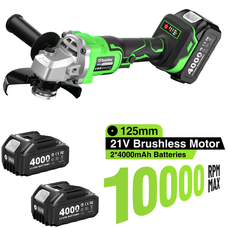Power Tools Makita Set - TaskStar 10000 RPM Açılı Taşlama Makinesi