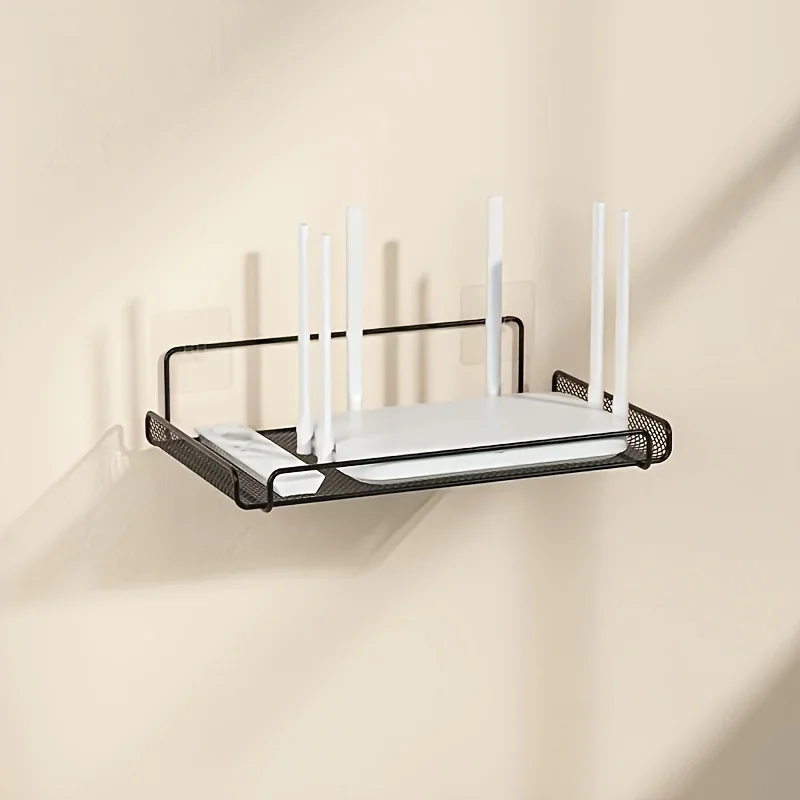 Power Tools Holder - Paslanmaz Çelik Router Rafı Deliksiz WiFi