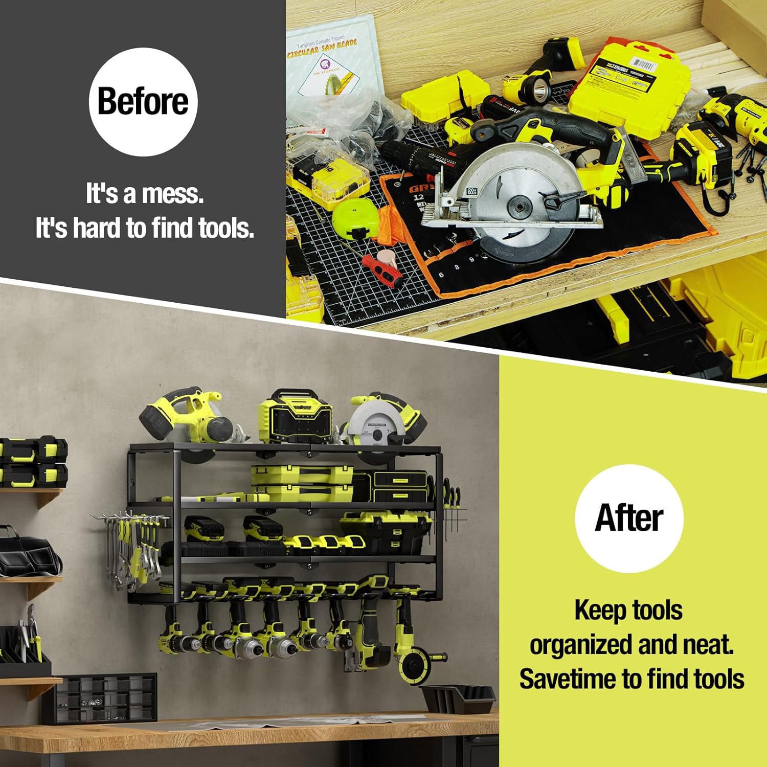 4 Katmanlı Duvara Monte Elektr - Power Tools Holder incelemesi ve fiyatı