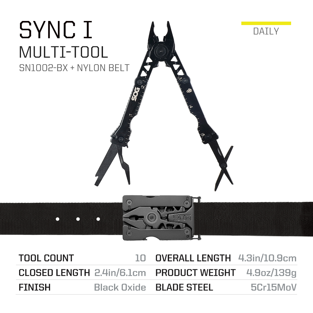 SOG Sync I Traveler EDC Çok Am - Power Tools America incelemesi ve fiyatı