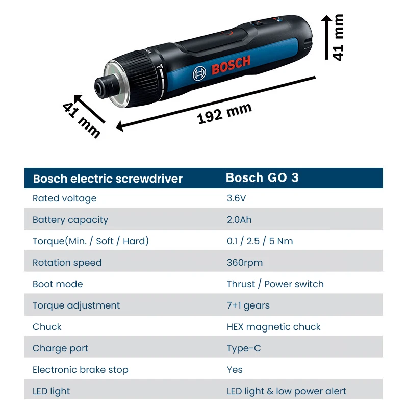 BOSCH Go 3 Elektrikli Tornavid - Power Tools Hand Tools incelemesi ve fiyatı