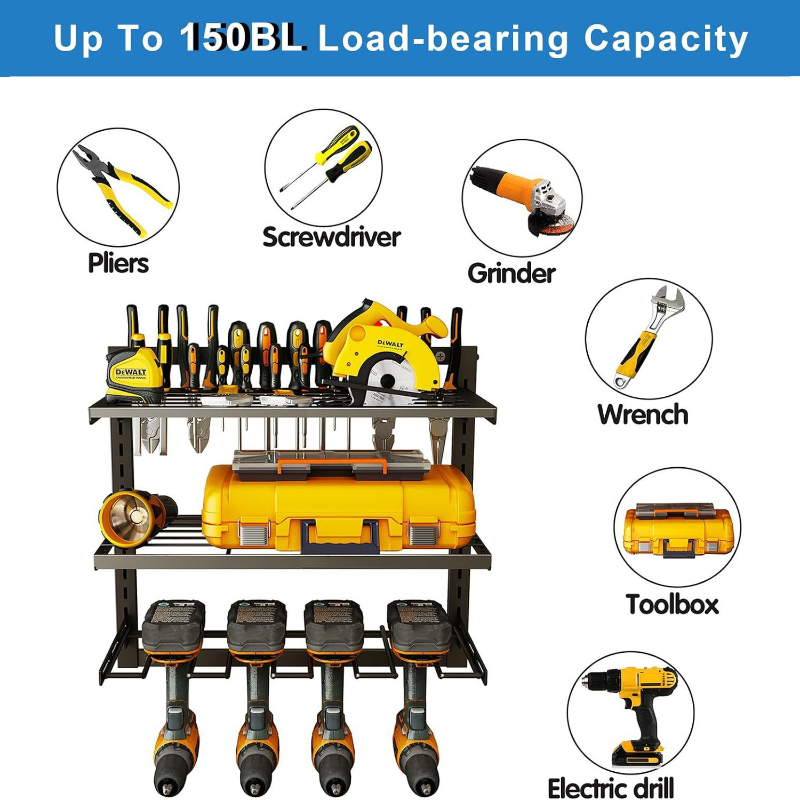 Elektrikli Alet Depolama Rafı  - Power Tools Organizer Diy incelemesi ve fiyatı