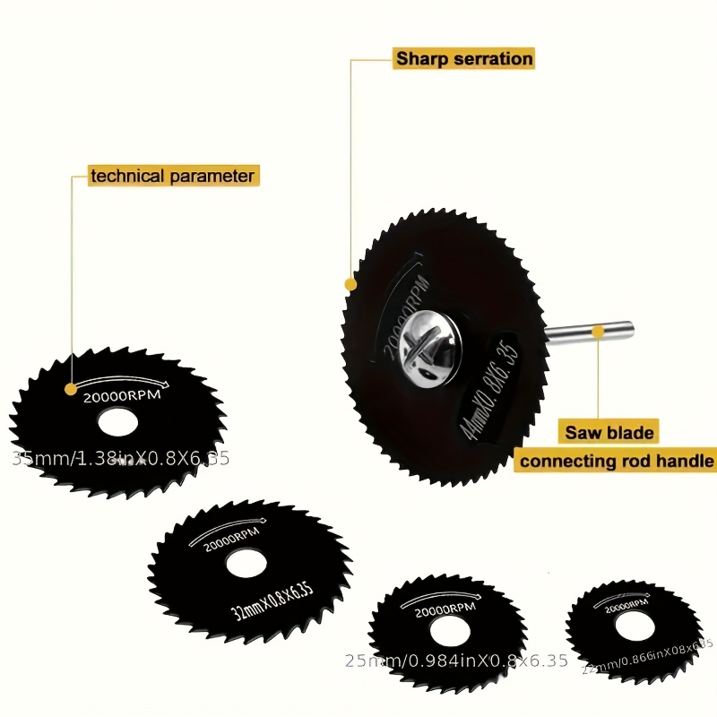 6 Parçalı Yüksek Hızlı Çelik M - Circular Saw Cordless incelemesi ve fiyatı