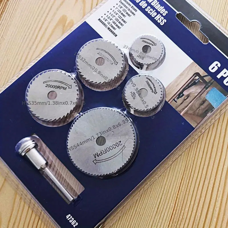 6 adet Yüksek Hız Çelik Daires - Circular Saw Cordless incelemesi ve fiyatı